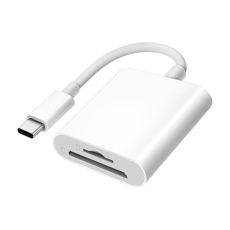 5-In-1 SD Card Reader for Iphone,Ipad,Android – Dual USB-C & Lightning Adapter, Supports Sd/Microsd/Usb 3.0, Fast Transfer, Plug & Play, No App Needed