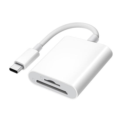5-In-1 SD Card Reader for Iphone,Ipad,Android – Dual USB-C & Lightning Adapter, Supports Sd/Microsd/Usb 3.0, Fast Transfer, Plug & Play, No App Needed