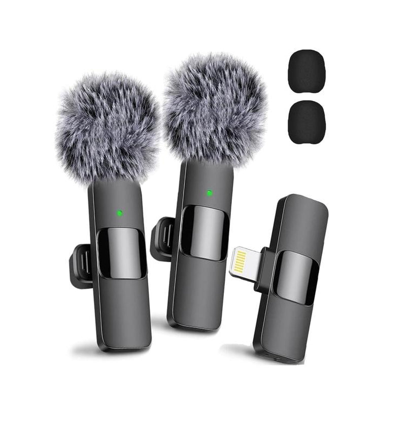 Elevate Your Audio Experience with the Wireless Lavalier Microphone for iPhone/Android – Perfect for Tiktok, Youtube, Vlogging & Video Recording!