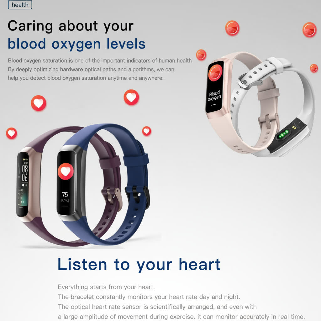 Health and Fitness Watch - Track Steps, Heart Rate & More