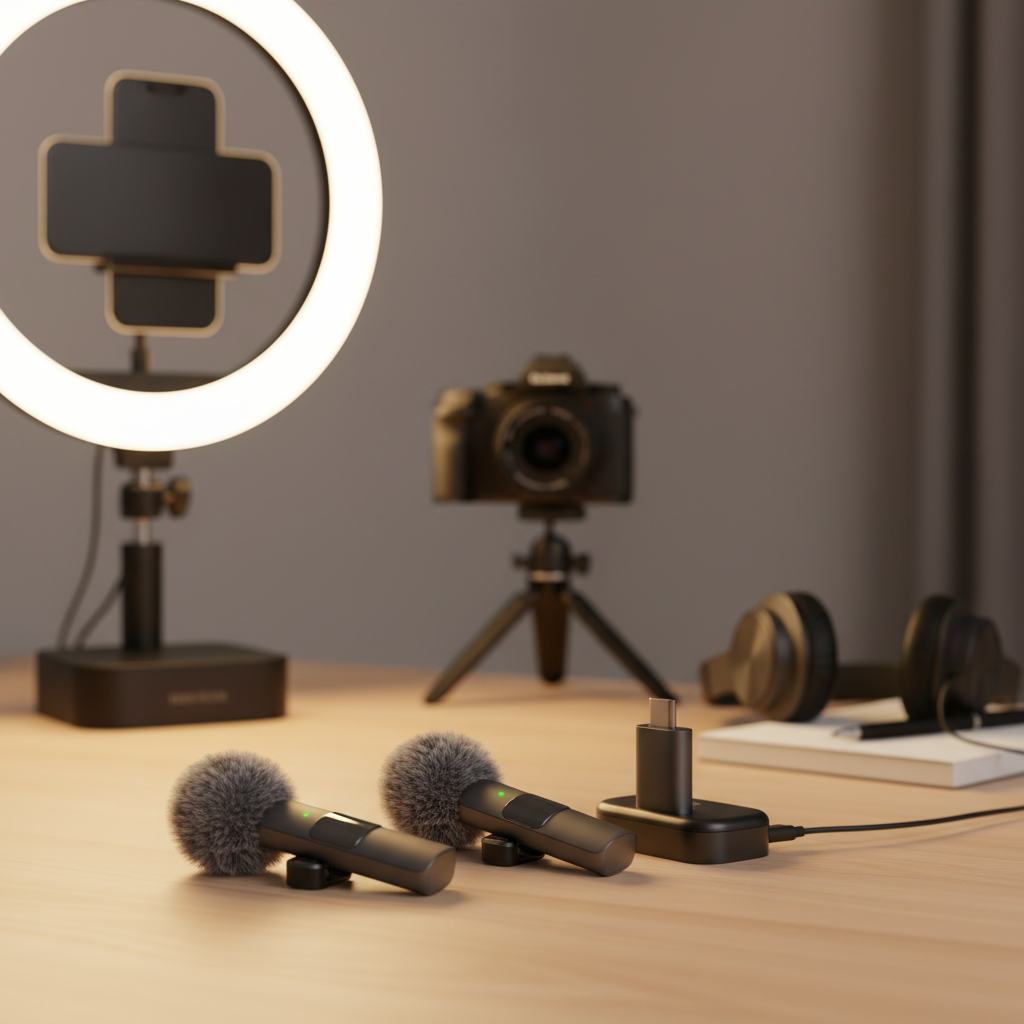 Wireless Lavalier Microphone Product Image
